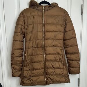 Women's Brown Puffer Jacket